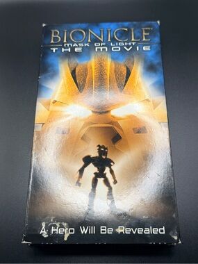 LEGO Bionicle Mask of Light The Movie VHS 2003 Retro Nostalgia